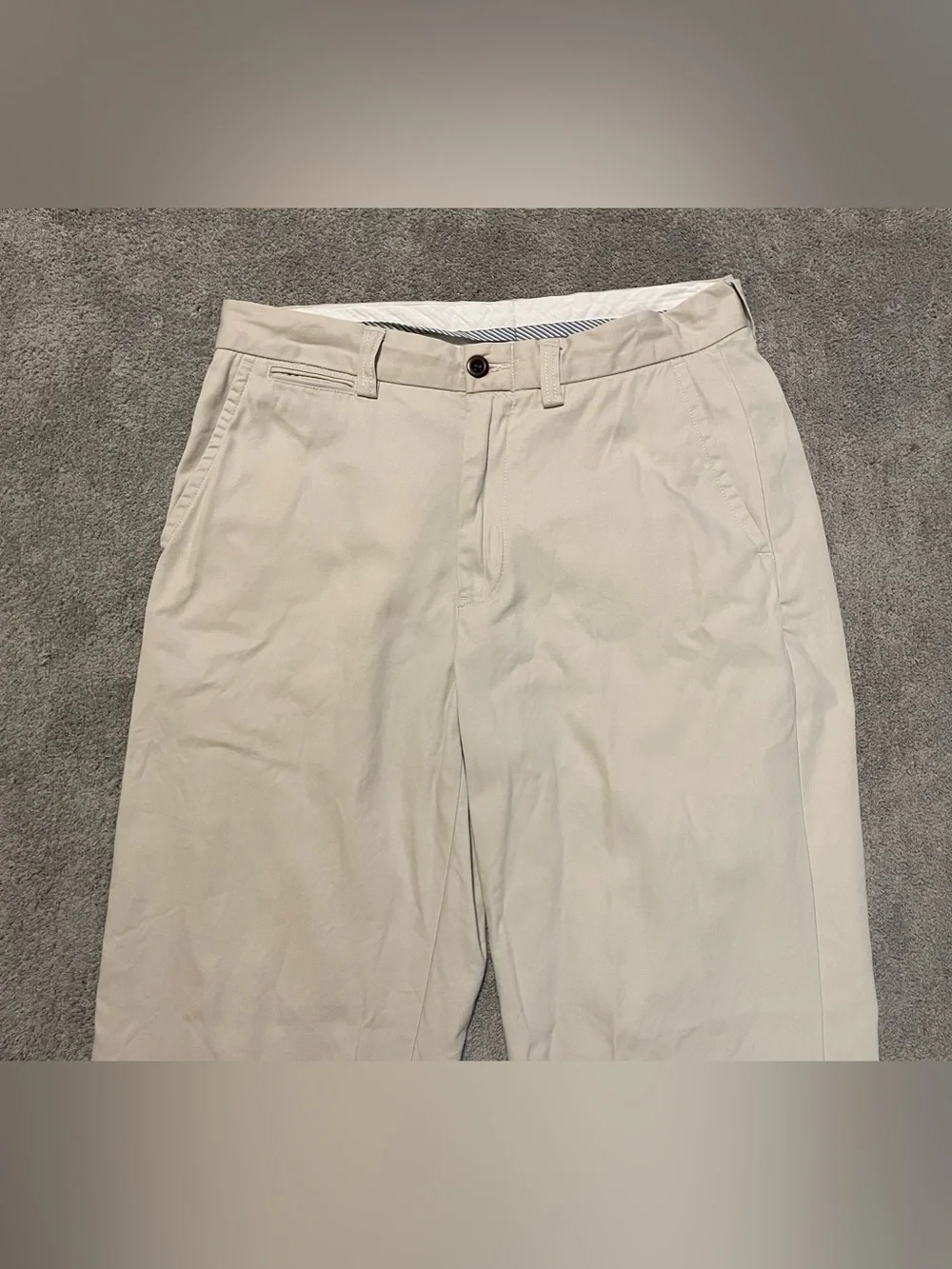 Vintage Polo Ralph Lauren Chino Pants Mens 32x26 Ivory Classic Fit Preppy